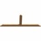 Ekena Millwork Portland Smooth Timber Gable Bracket, Western Red Cedar, 60"W x 22"H x 1 1/2"D x 3 1/2"F, 9/12 Pitch GBW060X22X0204POR00SWR - alternate 4